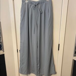Cider Light Blue Wide Leg Pants